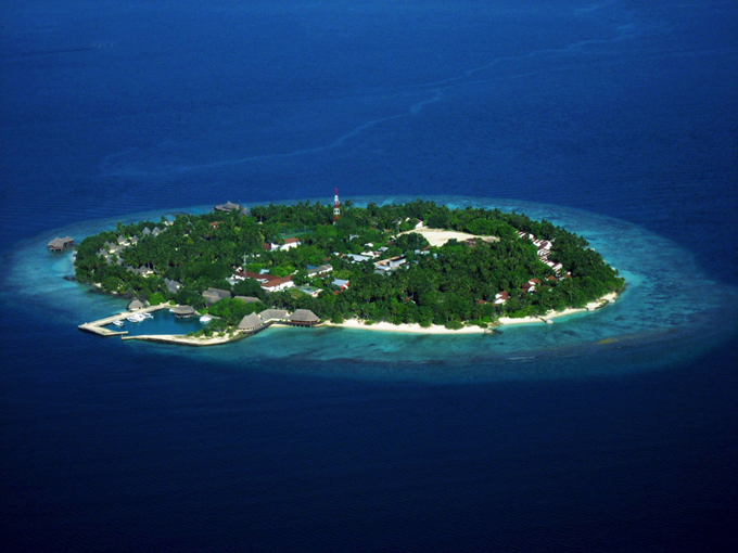maldivler, bandos island